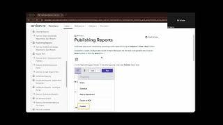 ServiceNow Dashboards and Reports: Publishing Reports