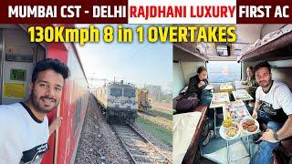 22221 CR Rajdhani Express overtakes 10 trains | FIRST AC JOURNEY fresh cooked food