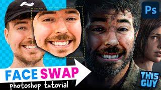 Advanced FACE SWAP in Photoshop CC | Match Skin Tones and Blend Shadows