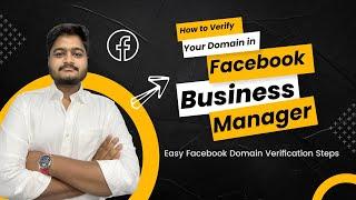 How to Verify Your Domain in Facebook Business Manager - Easy Facebook Domain Verification Steps