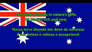 Hino nacional da Austrália (EN/PT letra) - Anthem of Australia