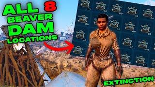 TOP 8 BEAVER DAM SPAWNS on EXTINCTION in ASA!!! How To Get 10000s of Cementing Paste on Ark!!!