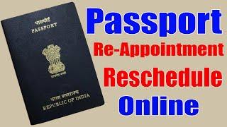 How To Reschedule Passport Appointment