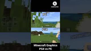 Minecraft graphics PS4 vs PE