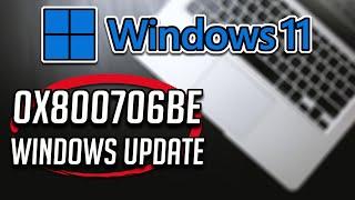 Error de Actualización Windows Update 0x800706be en Windows 11 / 10 - Solucion