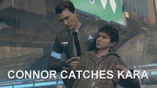 DETROIT BECOME HUMAN - What Happens If Connor Catches Kara?