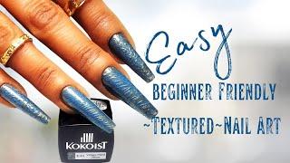 The Cure by Kalisa|Easy Beginner Friendly 'Textured' Nail Art