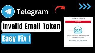 Invalid Email Token Telegram !