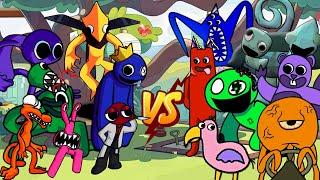 Friday Night Funkin' -  Rainbow Friends vs Garten of BanBan (Bluey Can Can)