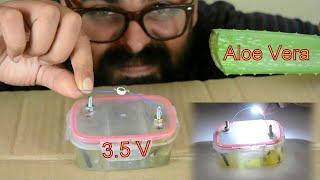 How To Make AloeVera Battery || घर पर बनाई AloeVera Battery कभी खराब नही होगी