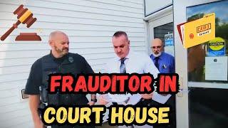 Dumb Frauditor Vs Court Security & Police Sergeant