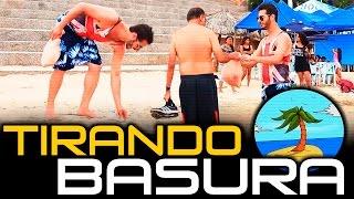 Tirando basura en la playa | Experimento Social