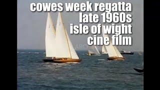  cowes week & fireworks - 1960s cine film - isle of wight