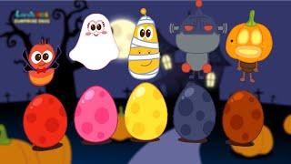 Ghost egg | nursery rhyme | song for babies / Larva kids