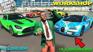 GTA 5 : Franklin Sell The Most Expensive Luxury Supercars In His Workshop GTA 5 !
