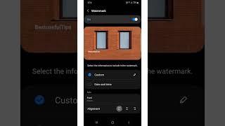 Add Watermark to one ui 5 | One UI 5.0 | #shorts #oneui5 #bestusefultips #samsung