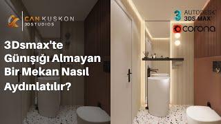 3DsMaxte Günışığı Almayan Bir Mekan Nasıl Aydınlatılır?