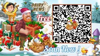 Scan To Get Free December Decorations 2024 | #hayday