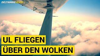 Ultraleichtfliegen über den Wolken!