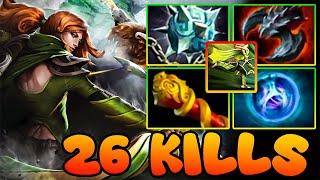 Windranger Dota 2 Carry Offlane 7.33 Meta With 26 Kills Pro Gameplay Build Guide