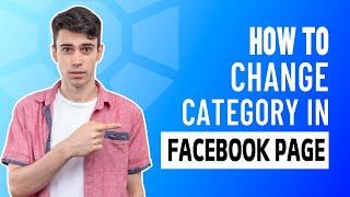 How to change category in facebook page on Laptop/pc 2024