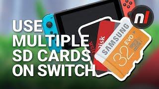 How to Use 2 or More Micro SD Cards on Your Nintendo Switch - Unlimited Storage!