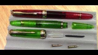 Wing Sung 618 Green 12k Fountain Pen