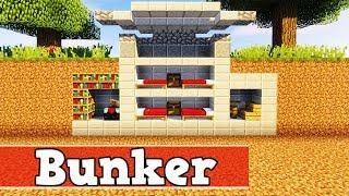 Wie baut man einen Bunker in Minecraft | Minecraft Bunker bauen deutsch