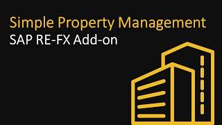 SAP RE-FX Add-on - Simple Property Management