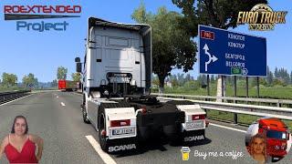 Euro Truck Simulator 2 (1.52) Rostov Russia to Kharkiv Ukraine Roextended map v4.4 + DLC's & Mods