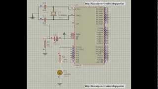 LED Blinking using 8051  include keil(c code and hex) and Proteus simulation