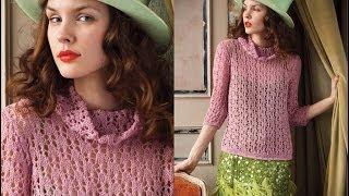 #30 Vintage Lace Blouse, Vogue Knitting Holiday 2011