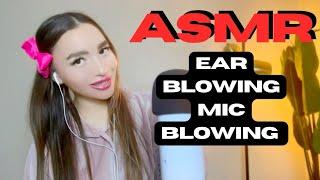 ASMR | EAR  BLOWING, MIC  BLOWING (RELAXING) 