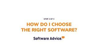 How do I choose the right software?