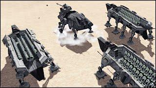 HUGE CLONE TROOP TRANSPORTS - Star Wars: Galaxy at War Mod Gameplay