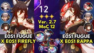 E0S1 Fugue x Firefly & Rappa | Memory of Chaos Floor 12 3 Stars | Honkai: Star Rail 2.7