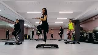 СТЕП АЭРОБИКА ЦЕЛАЯ ТРЕНИРОВКА / STEP AEROBICS