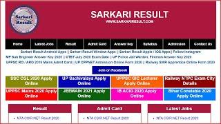 Sarkari Result Website Clone Using HTML CSS in 30 Minutes || Free Source Code || Player Of Code