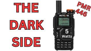 Retevis RA79 (Quansheng UV-K5). 5W PMR 446 DARK SIDE Radio