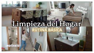 Rutina fácil y básica de Limpieza del HOGAR | Motivación para limpiar tu CASA