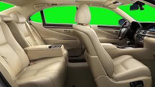 Luxurious Car Interior Green Screen Footage For Video Editing