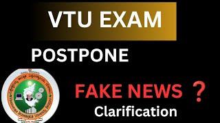 Vtu Exams Postponed Real Or Fake