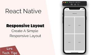 React Native: Create A Simple Responsive Layout