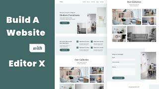 Building a Website with Editor X - Part 3  ( No Code )