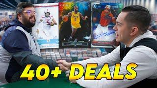 The MOST Deals I've EVER Made At A Sports Card Show! 
