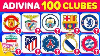 Adivina 100 Clubes de Fútbol en 3 segundos (Difícil) ️ ¿Cuántos logos sabes? Play Quiz de Fútbol