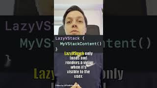 VStack vs. LazyVStack