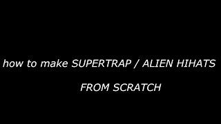 HOW TO MAKE SUPERTRAP AND ALIEN HIHATS (5 SEC TUTORIAL FL STUDIO) #SHORTS