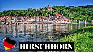 Hirschhorn!Eine fabelhafte kleine Stadt im Herzen Deutschlands!4K Video