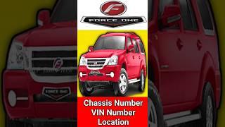 Force one car chassis number location tamil | #shortsvideo #automobile #shortsfeed #youtubeshorts